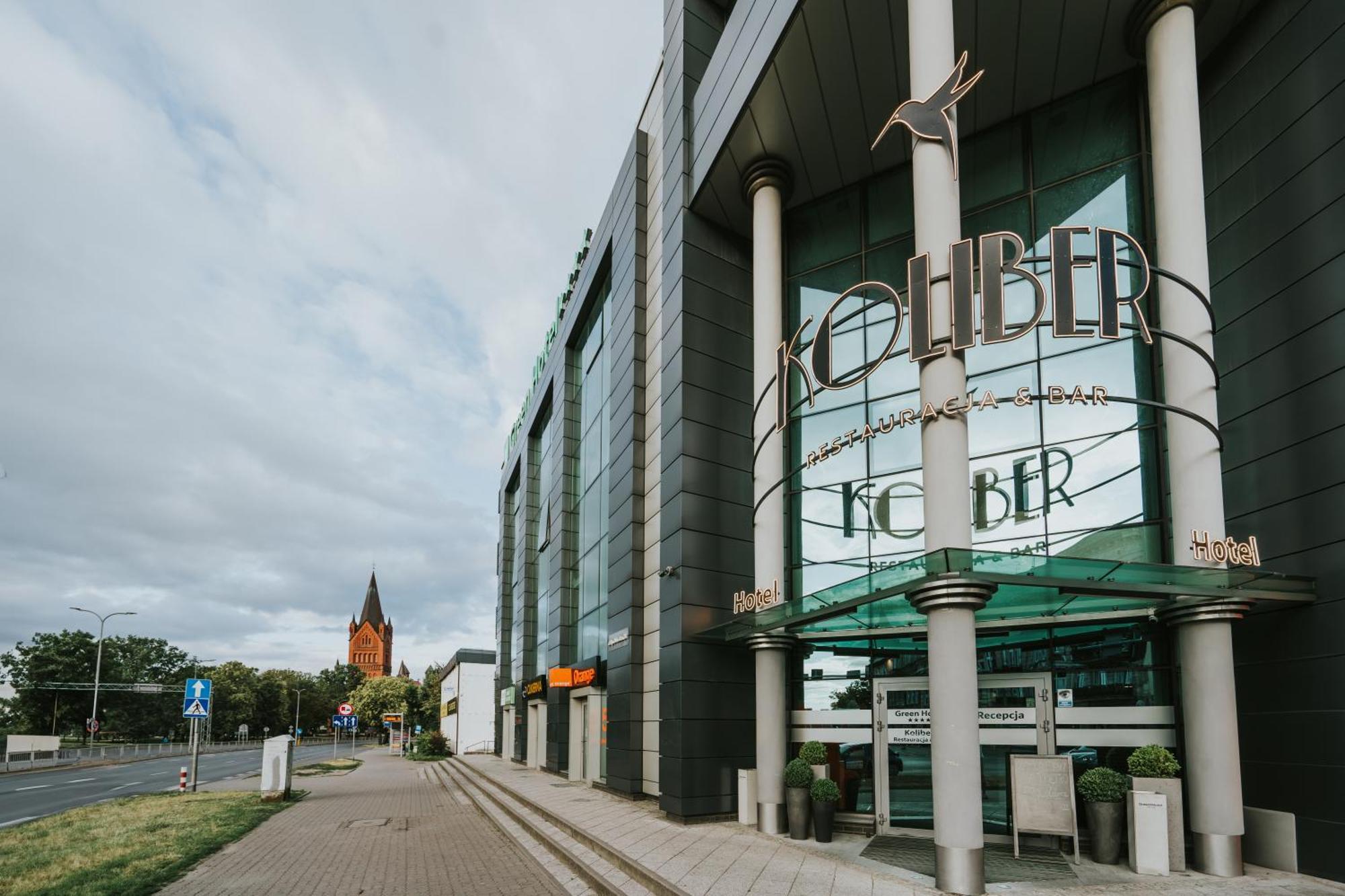 Green Hotel Inowroclaw Bagian luar foto